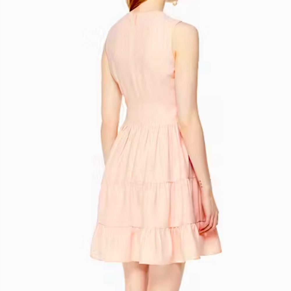 Kate spade Floral embroidered pink dress